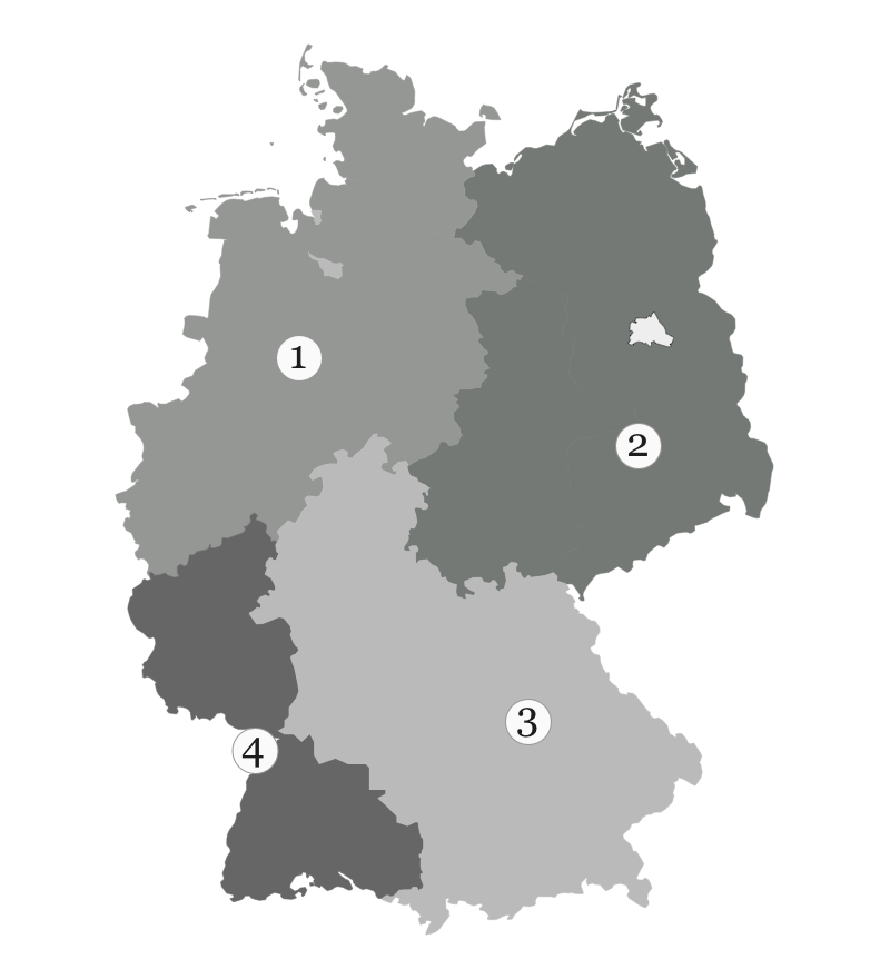 Wie Waren Die Besatzungszonen Deutschlands Nach 1945 Verteilt