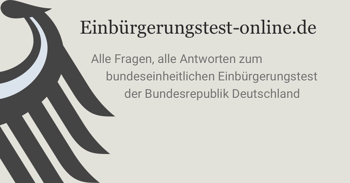 (c) Einbuergerungstest-online.de